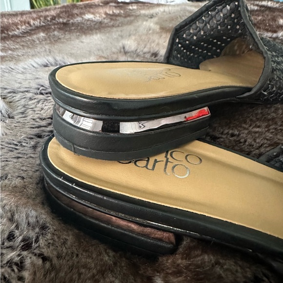 Franco Sarto Sunny Woven Mule Black Sz 9 - Picture 6 of 6